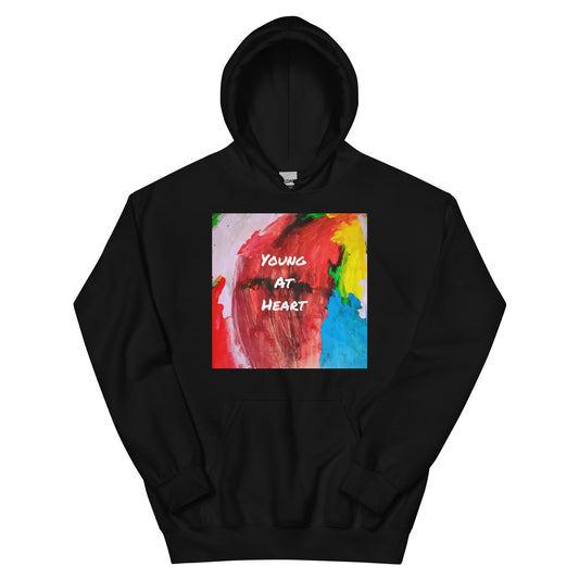 Young At Heart - Unisex Hoodie - Black